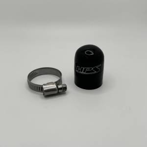 HPS - HPS High Temperature Reinforced Silicone Cap - 7/8" ID (22mm) w/ Hose Clamp