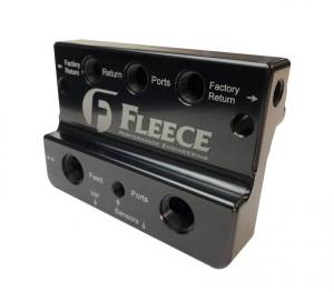 Fleece Performance - Fleece Performance 2010-2018 4th Gen Dodge/Cummins Fuel Distribution Block - FPE-FFD-RF-4G