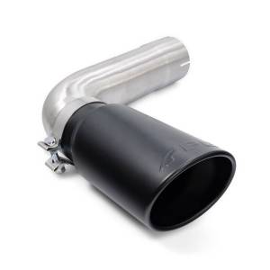 PPE Diesel - PPE Power Exhaust Tip SS 4" ID w/ 4" pipe - GM 6.6L Duramax 2020-2023 - Black - 117020220