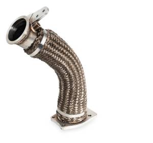 PPE Diesel - PPE Power Down Pipe - 3" 304 Stainless Steel - GM 6.6L Duramax 2500/3500 HD 2017-2025 - 117000800