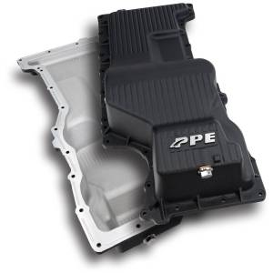 PPE Diesel - PPE Power Deep Engine Oil Pan - GM 3.0L Duramax 2020-2025 - Black - 114054020