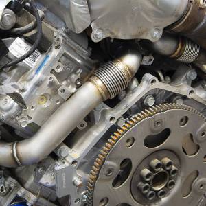 PPE Diesel - PPE Power Up-Pipe Set - GM 6.6L Duramax 2017-2025 L5P (For OEM Exh Man) - 116122000