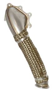 PPE Diesel - PPE Power Down Pipe - 3" 304 Stainless Steel - GM 6.6L Duramax 2500/3500 HD 2001-2004  LB7 Federal - 117000400