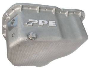 PPE Diesel - PPE Power High-Capacity Cast Aluminum Deep Engine Oil Pan - 2001-2010 GM 6.6L Duramax (17 Hole) - Raw - 114052000