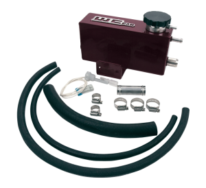 Wehrli Custom Fabrication - Wehrli Custom Fabrication 2001-2007 LB7/LLY/LBZ Duramax Twin Turbo Coolant Tank Kit - WCF100642