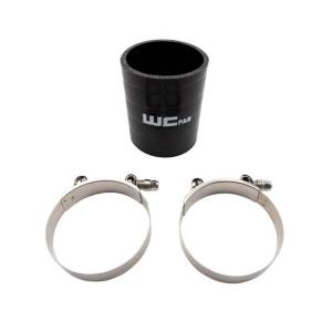 Wehrli Custom Fabrication - Wehrli Custom Fabrication 3" ID x 4" Long Silicone Boot and Clamp Kit - WCF207-104