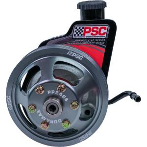 PSC Steering - PSC SP1404PG High Performance Power Steering Pump & Pulley Kit (Gun Metal Grey) - 2001-2010 LB7/LLY/LBZ/LMM Duramax