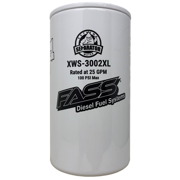 FASS Fuel Systems - FASS Fass XWS-3002XL Extended Length Extreme Water Separator - XWS-3002-XL