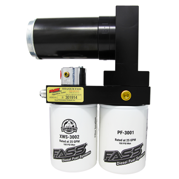 FASS Fuel Systems - FASS TSF16290G Titanium Signature Series Diesel Fuel System 290GPH Ford Powerstroke 6.4L 2008-2010 - TSF16290G
