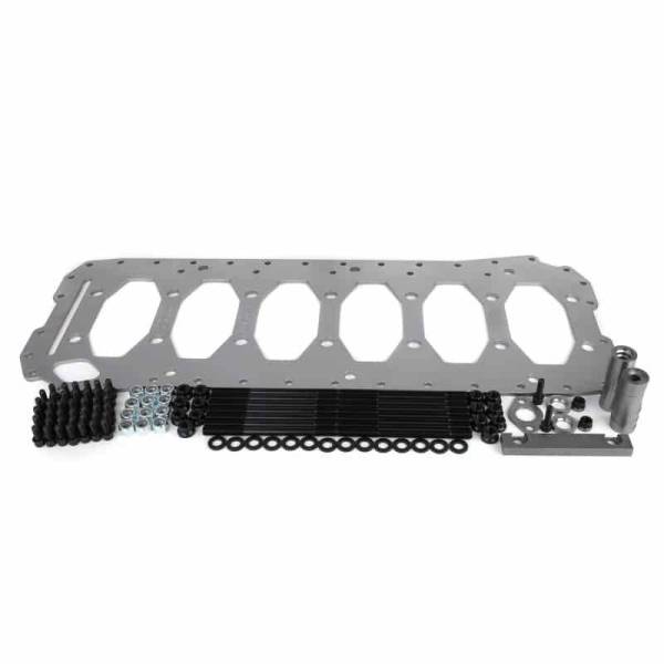 Industrial Injection - Industrial Injection Dodge Common Rail Gorilla Girdle For 89-02 Cummins 14mm With ARP XL Main Studs - PDM-06024