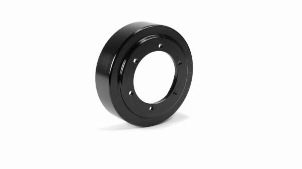 Fleece Performance - Fleece Performance Billet Aluminum Fan Drive Pulley Black Anodized Finish - FPE-34659-BLK