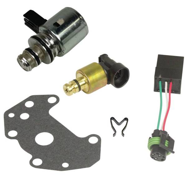 BD Diesel - BD Diesel Transmission Valve Body Electronics Upgrade Kit Incl. Pressure Transducer Adapter/Clip For Metal Transducer/Metal Pressure Transducer/Governor Body Gasket - 1060605