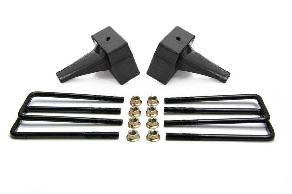 ReadyLift - ReadyLift Rear Block Kit 5 in. Blocks Incl. U-Bolts All Required Hardware - 26-2105