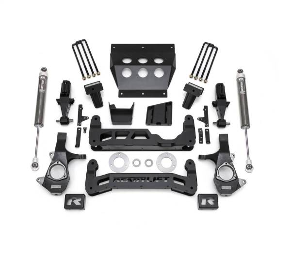 ReadyLift - ReadyLift Big Lift Kit w/Shocks 7 in. Lift For Aluminum OE Upper Control Arms w/Falcon 1.1 Monotube Shocks - 44-34700