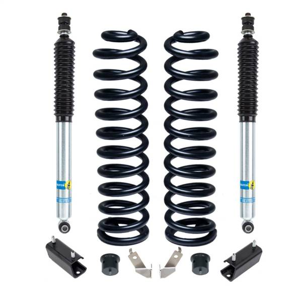 ReadyLift - ReadyLift Coil Spring Leveling Kit w/Bilstein Front Shocks And Front Track Bar Bracket - 46-2727