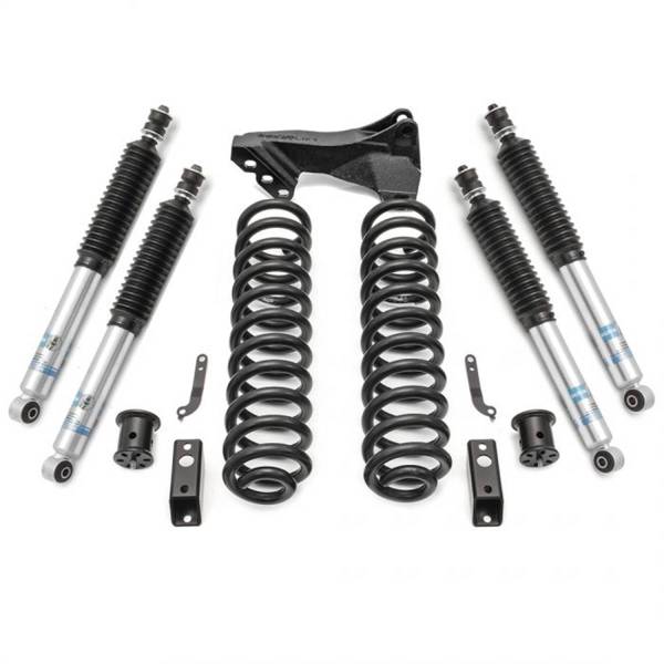 ReadyLift - ReadyLift Coil Spring Leveling Kit w/Bilstein Front and Rear Shocks and Front Track Bar Bracket - 46-2729