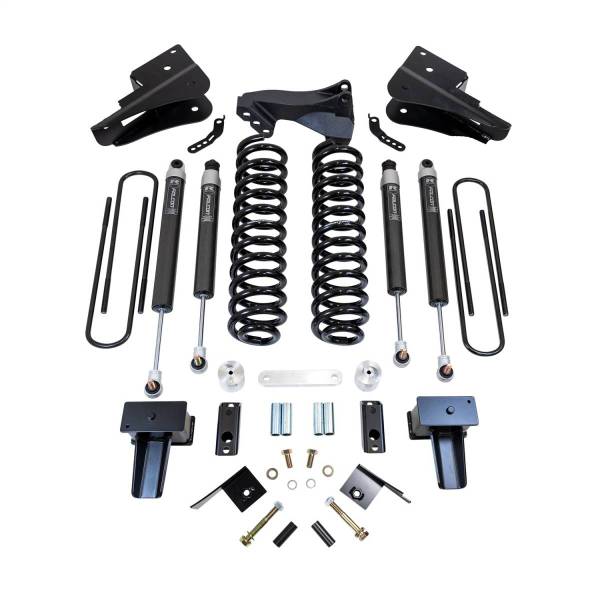 ReadyLift - ReadyLift Big Lift Kit w/Shocks 4 in. Coil Spring Lift w/Falcon 1.1 Monotube Shocks Front/Rear Radius Drops Front Track Bar - 49-23420