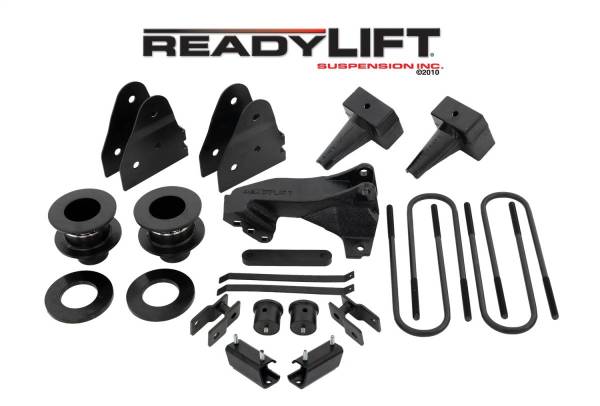 ReadyLift - ReadyLift SST® Lift Kit 3.5 in. Front/5 in. Rear Lift For 1 Pc. Drive Shaft 5 in. Rear Tapered Blocks - 69-2535