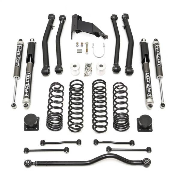 ReadyLift - ReadyLift Terrain Flex Lift Kit w/Shocks 4 in. Front and 3 in. Rear Incl. Coil Springs Rear Spacers 4 Lower Arms Falcon 2.1 Shocks - 69-6042