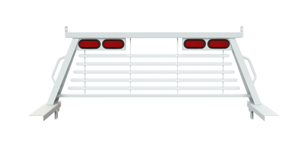 B&W Trailer Hitches - B&W Trailer Hitches Truck Cab Protector / Headache Rack Cab Protector, White - PUCP7543WA