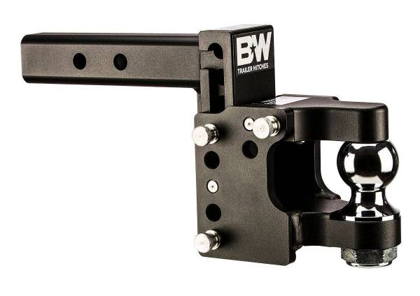 B&W Trailer Hitches - B&W Trailer Hitches 8" Blk T&S, 2" Ball Pintle - TS10055