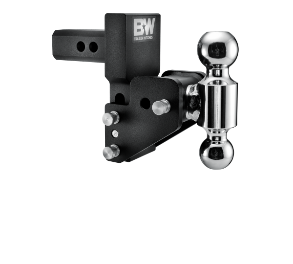 B&W Trailer Hitches - B&W Trailer Hitches 2 in Model 7 Blk T&S Dual Ball for Multi-Pro Tailgate - TS10063BMP