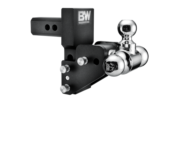 B&W Trailer Hitches - B&W Trailer Hitches 2 in Model 7 Blk T&S Tri Ball for Multi-Pro Tailgate - TS10064BMP