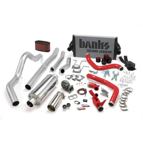 Banks Power - Banks Power 94-97 Ford 7.3L CCLB Man PowerPack System - SS Single Exhaust w/ Chrome Tip