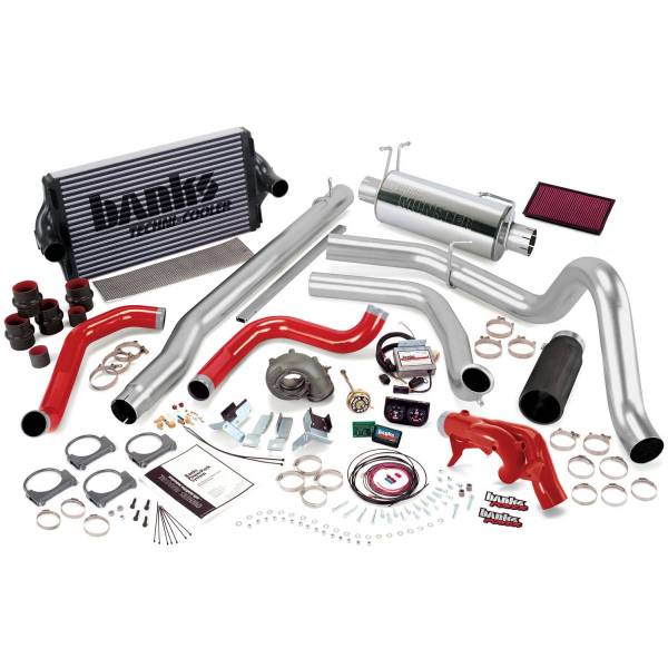 Banks Power - Banks Power 99 Ford 7.3L F250/350 Auto PowerPack System - SS Single Exhaust w/ Black Tip