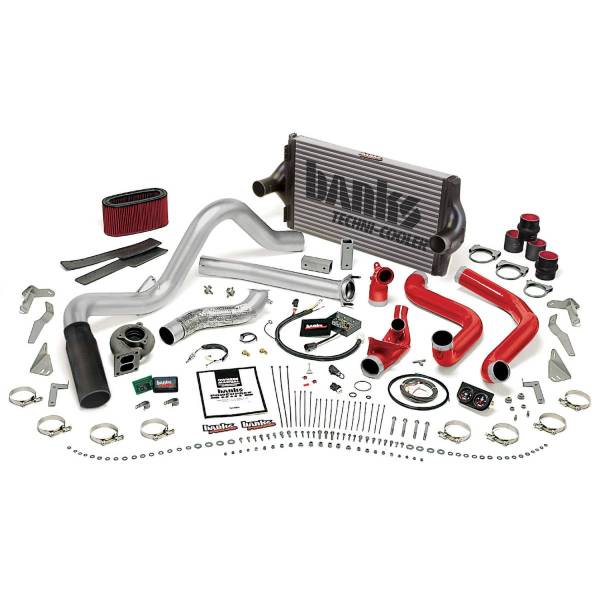 Banks Power - Banks Power 95.5-97 Ford 7.3L Auto PowerPack System - SS Single Exhaust w/ Black Tip