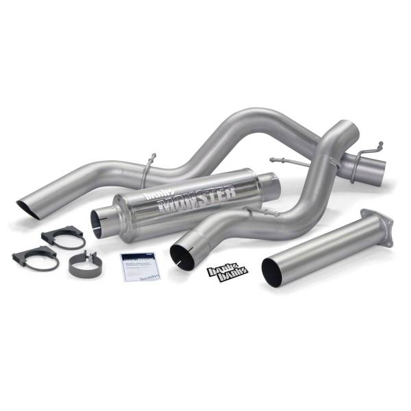 Banks Power - Banks Power 01-05 Chevy 6.6L Ec/Cclb Monster Sport Exhaust System