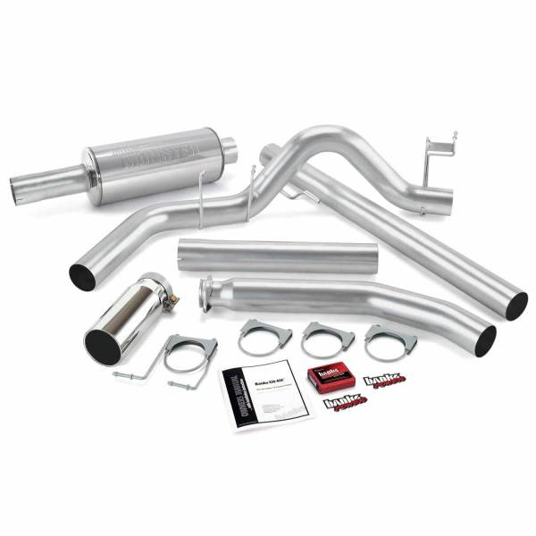 Banks Power - Banks Power 02 Dodge 5.9L Std Cab Git-Kit - SS Single Exhaust w/ Chrome Tip