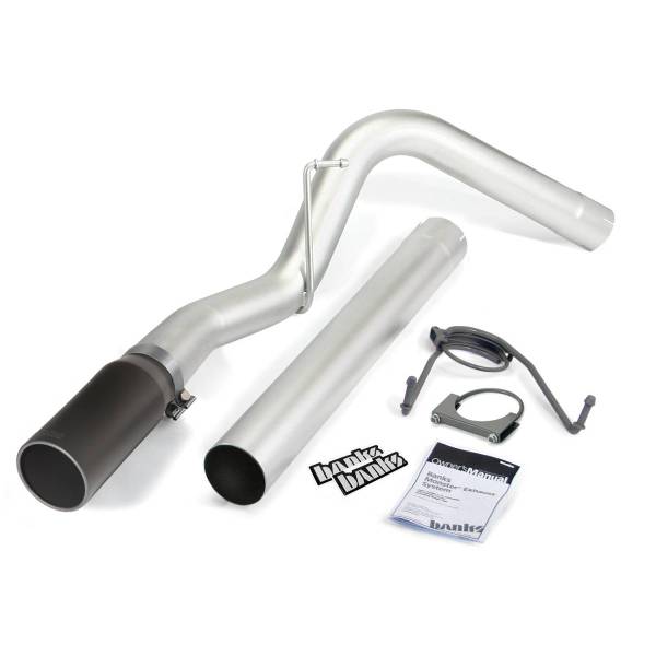Banks Power - Banks Power 10-13 Dodge 6.7L CCLB Monster Exhaust System - SS Single Exhaust w/ Black Tip