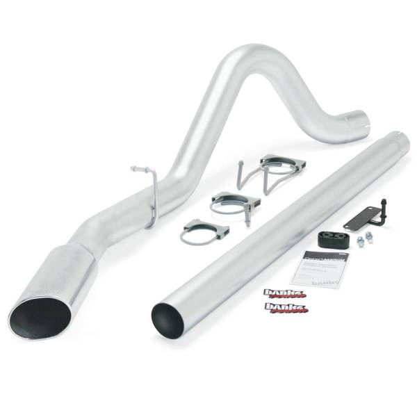 Banks Power - Banks Power 08-10 Ford 6.4L ECSB/CCSB (SWB) Monster Exhaust System - SS Single Exhaust w/ Chrome Tip
