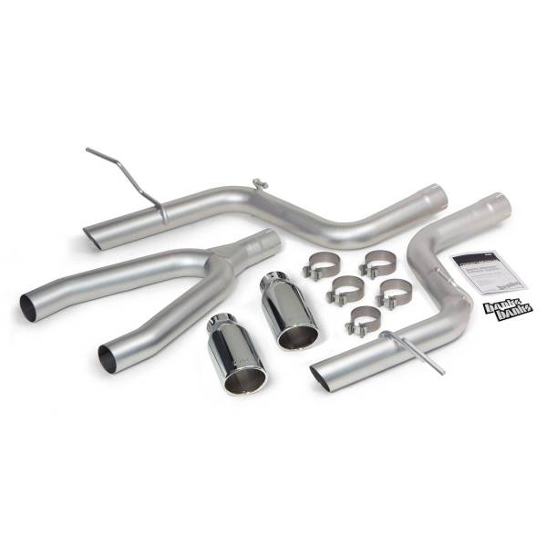 Banks Power - Banks Power 14 Jeep Grand Cherokee 3.0L Diesel Monster Exhaust Sys - SS Single Exhaust w/ Chrome Tip