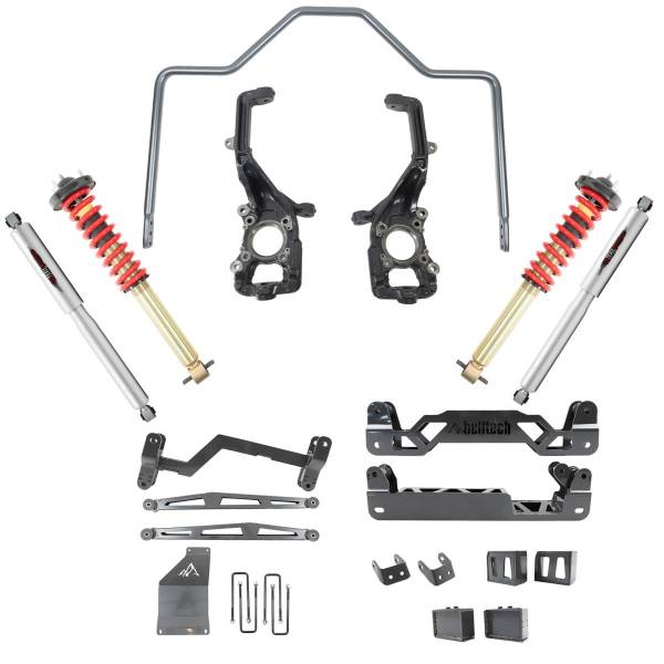 Belltech - Belltech 6"-7" Lift Kit Inc. Front and Rear Trail Performance Coilovers/Shocks - 152501HK