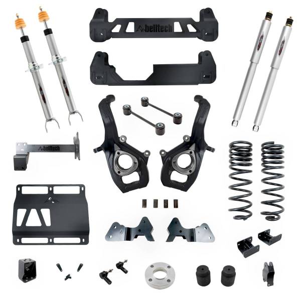 Belltech - Belltech 6"-8" Lift Kit Inc. Front and Rear Trail Performance Struts/Shocks - 153712TP