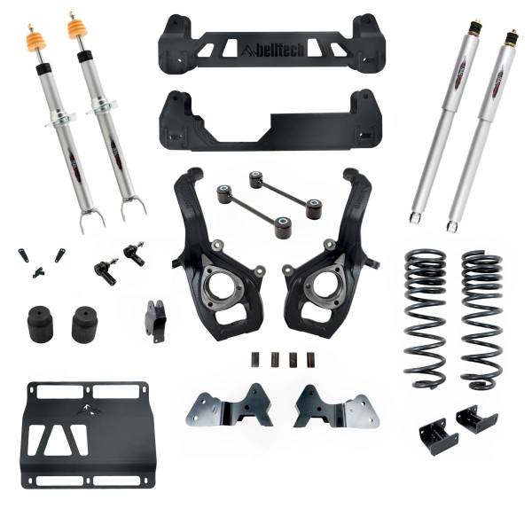 Belltech - Belltech 6-9" Lift Kit Inc. Front and Rear Trail Performance Struts/Shocks - 153713TP