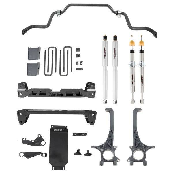 Belltech - Belltech 4-6" Lift Kit Inc. Front and Rear Trail Performance Struts/Shocks - 154301TPS