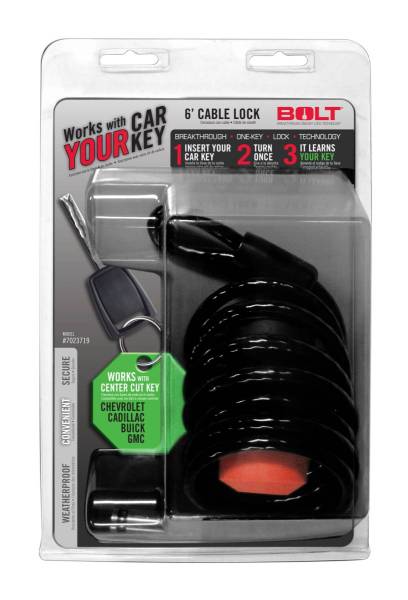 Bolt - BOLT 6FT. CABLE LOCK GM CENTER CUT - 7023719