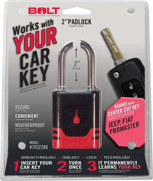 Bolt - BOLT PADLOCK JEEP CENTER CUT - 7032288