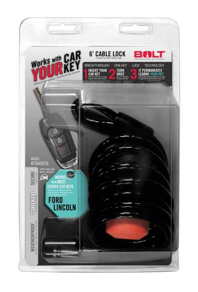 Bolt - BOLT 6FT. CABLE LOCK FORD CENTER CUT - 7040476