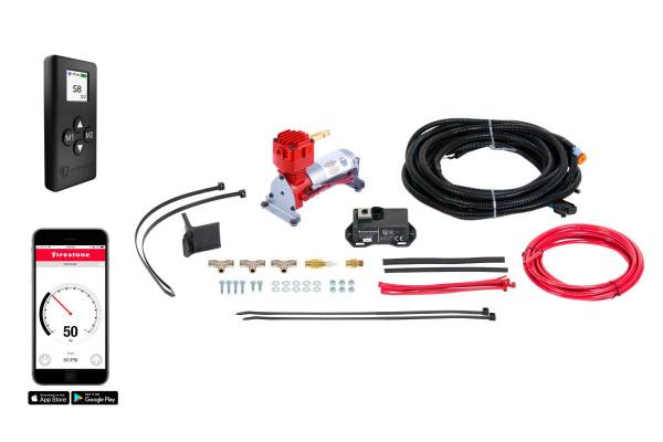 Firestone Ride-Rite - Firestone Ride-Rite Air Command Single App & Remote Heavy Air Suspension Compressor Kit - 2639