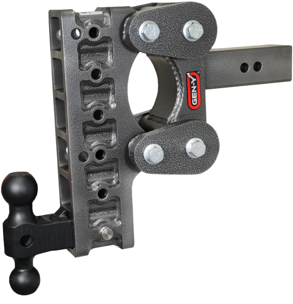 GEN-Y Hitch - GEN-Y Hitch The BOSS TORSION-FLEX 2.5" Shank 10" Drop 1.7K TW 16K Hitch & GH-051 Dual-Ball - GH-1116