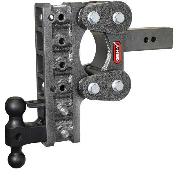GEN-Y Hitch - GEN-Y Hitch The BOSS TORSION-FLEX 2.5" Shank 10" Drop 1.7K TW 16K Hitch Dual-Ball PintleLock - GH-1126