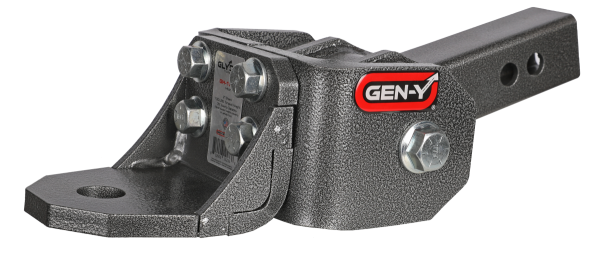 GEN-Y Hitch - GEN-Y Hitch GLYDER TORSION-FLEX 2" Shank 2" drop .4K-.7K TW 7K Hitch & Ball 1" Dia Hole - GH-12001