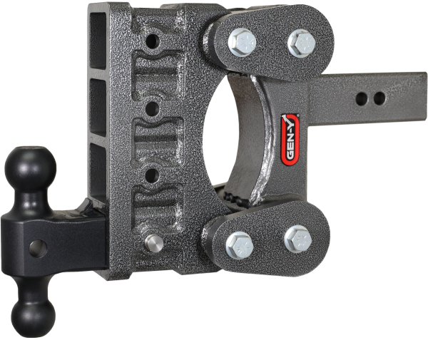 GEN-Y Hitch - GEN-Y Hitch The BOSS TORSION-FLEX 2.5" Shank 6" Drop 2.4K TW 21K Hitch & GH-061 Dual-Ball - GH-1314