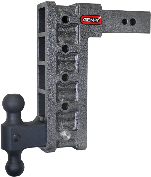 GEN-Y Hitch - GEN-Y Hitch MEGA-DUTY 2.5" Shank 12" Drop 3.5K TW 32K Hitch & GH-0161 Dual-Ball - GH-1615