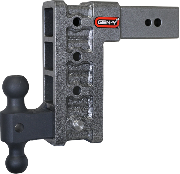 GEN-Y Hitch - GEN-Y Hitch MEGA-DUTY 3" Shank 9" Drop 3.5K TW 32K Hitch & GH-0161 Dual-Ball - GH-1714