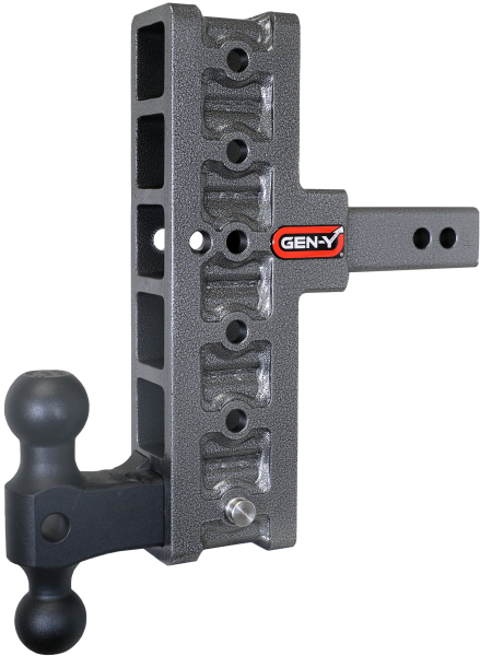 GEN-Y Hitch - GEN-Y Hitch MEGA-DUTY 2" Shank 7.5" Offset Drop 2K TW 16K Hitch & GH-051 Dual-Ball - GH-216